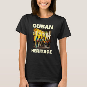 T-shirt Musique de rue du patrimoine cubain Sol Musique Ha