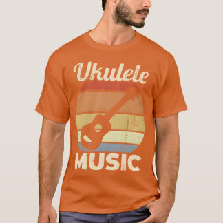 T-shirt Musique de ukulélé vintage