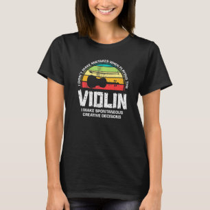 T-shirt Musique de violon Musicien d'instruments de musiqu