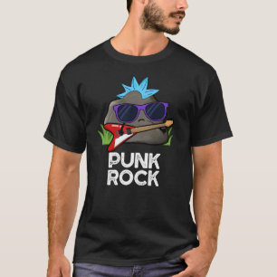 T-shirt Musique drôle de Rock Punk Pun BG foncé