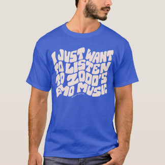 T-shirt Musique Emo