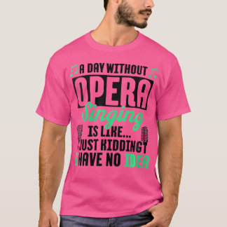 T-shirt Musique féminine chorale chorale chorale opéra cha