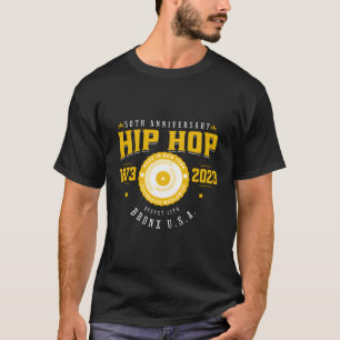 T-shirt Musique Hip hop 50E Anniversaire Musicien Né Jour