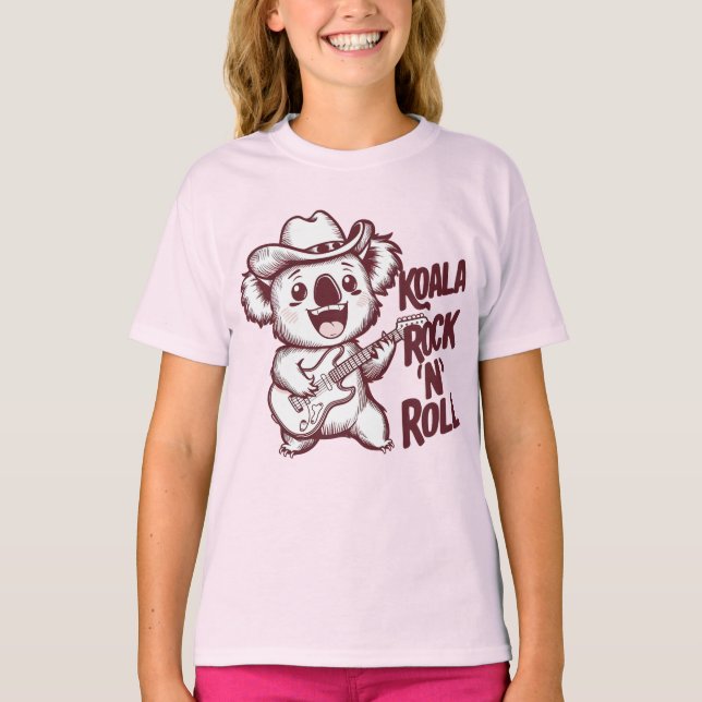 T-shirt Musique Koala Rock'n'roll (Devant)