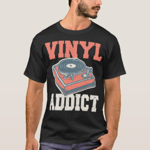 T-shirt Musique Lover Vinyl Player Records Musicien
