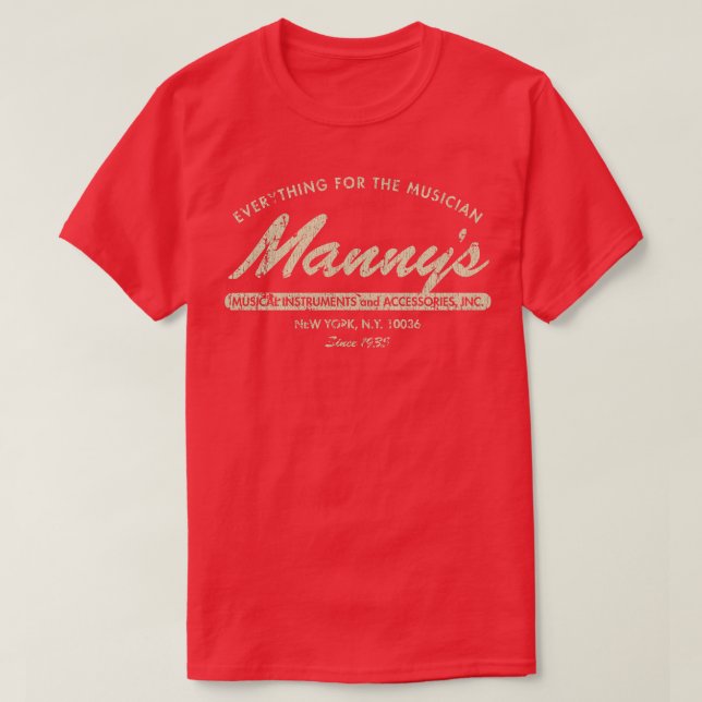 T-shirt Musique Mannys 1935 (Design devant)