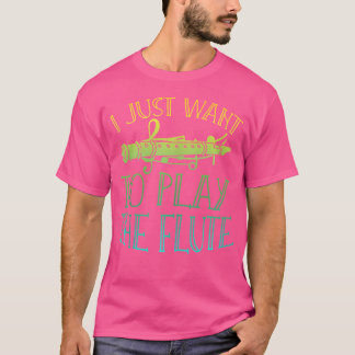 T-shirt Musique Marche Musique Musicien Flutist Funny Flut