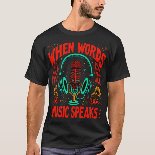 T-SHIRT MUSIQUE NOUVEAU CONCEPTEUR DE MODE TEL (Devant)