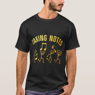 T-shirt Musique Pour Hommes Femmes Note Musicale Gag Musiq