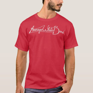 T-SHIRT MUSIQUE RÉELLE BANDE BLANCHE MOYENNE