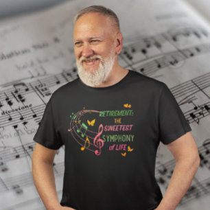 T-shirt Musique retraitée Lover enseignant musicien retrai