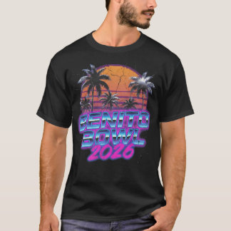 T-Shirt Musique Rétro Synthwave Benito Bowl 2026