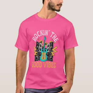 T-shirt Musique Rock And Roll Groupe De Concert Musicien H