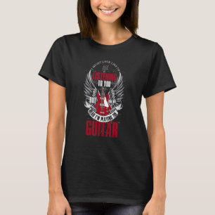 T-shirt Musique Rock Guitariste Dans Ma Tête Je Joue Le Gu