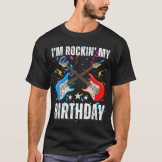 T-shirt Musique rock pour 11e anniversaire garçon musicien