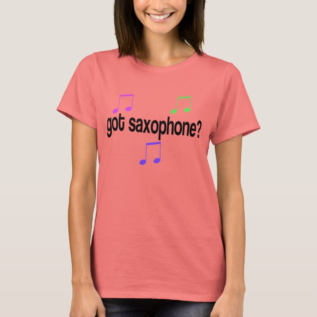 T-shirt musique saxophone (Devant)
