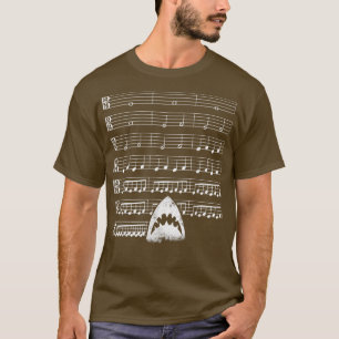 T-shirt Musique Shark DrôlePour mélomane