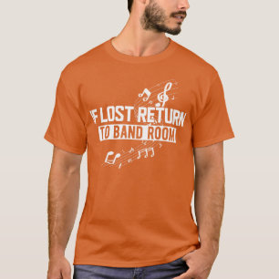 T-shirt Musique Si perdu retour à la pièce w