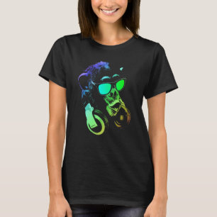 T-shirt Musique Singe Et Animal Cool Dj