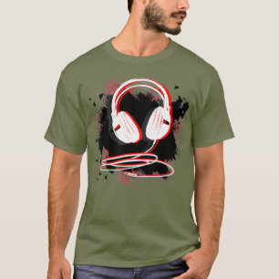 T-shirt Musique Son casque DJ Cadeau drôle pour DJ