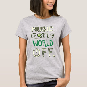 T-shirt Musique sur World Off