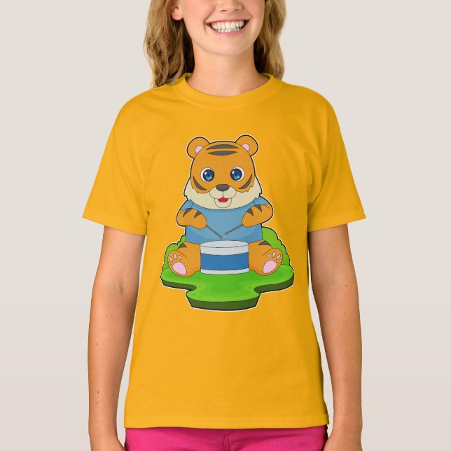 T-shirt Musique tamisée Tiger (Devant)