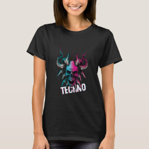 T-shirt Musique Tekno Rave Diabolique Hard Techno Raver So