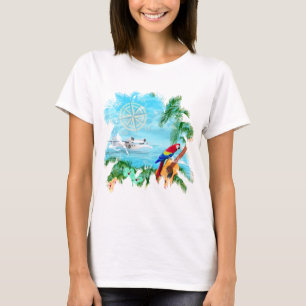 T-shirt Musique tropicale de plage