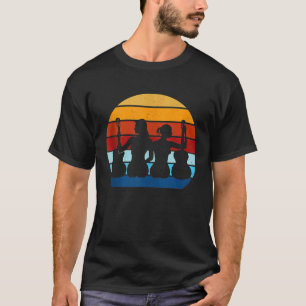 T-shirt Musique vintage Retro Rock & Roll Et Guitare Femme
