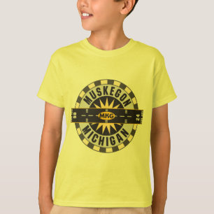 T-shirt Muskegon, aéroport de MI MKG