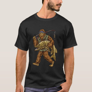T-shirt Muskie Fishing Bigfoot Musky Hunters