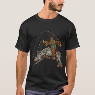 T-shirt Muskie Fishing Tiger Musky Hunting