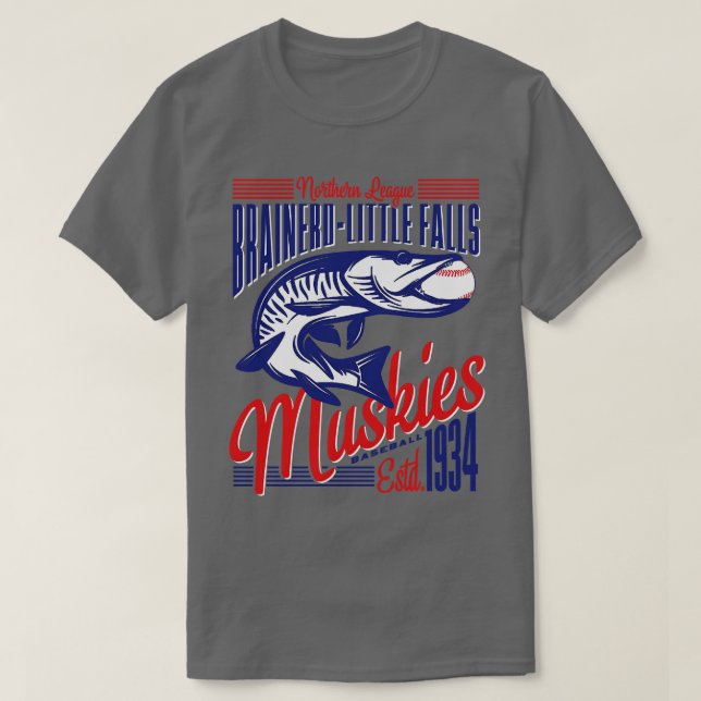 T-shirt Muskies de Little Falls (Design devant)