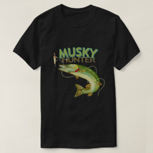 T-shirt Musky Hunter Fisherman Design tendance