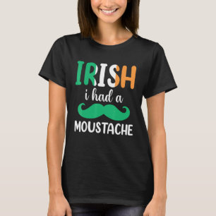 T-shirt Mustache irlandaise