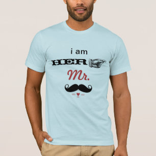 T-shirt MUSTACHE JE SUIS ELLE M. Photo Props
