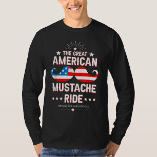 T-shirt Mustache Rides présente