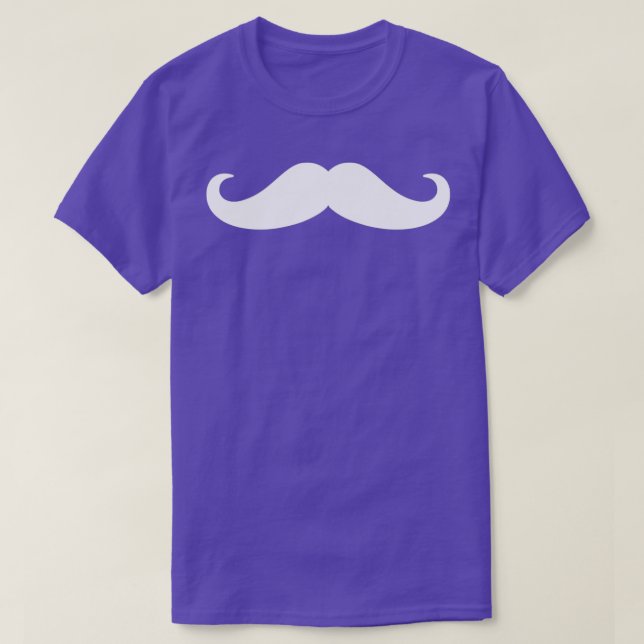 T-shirt Mustache Soft Mustache Shavial Classic TShir (Design devant)
