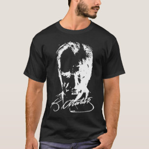 T-shirt Mustafa Kemal Atatürk Père de la Turquie Blanc