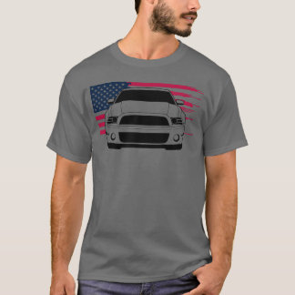 T-shirt Mustang Musclecar Generation 5 w Flag boy