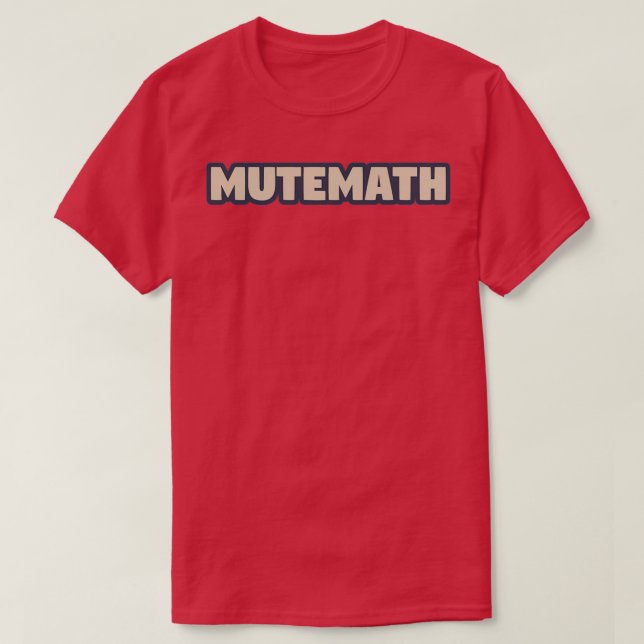 T-SHIRT MUTEMATH (Design devant)