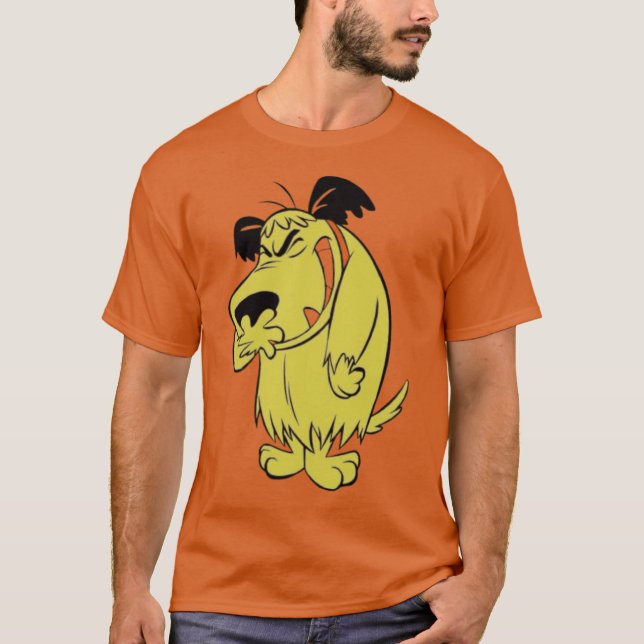 T-shirt Muttley Laughing Wacky Races Cartoon Dog boy (Devant)