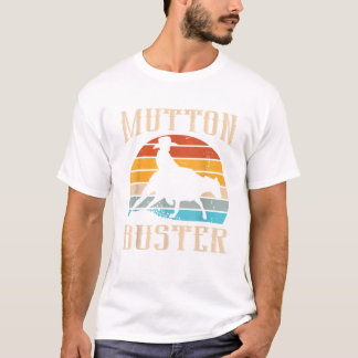 T-shirt Mutton Buster Design pour une T Shirt Mutton Buste