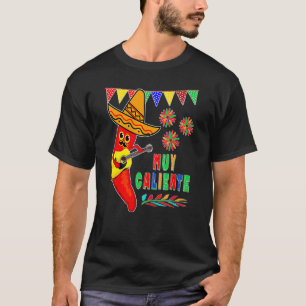 T-shirt Muy Caliente Hot Pepper Joue De La Guitare Cinco D