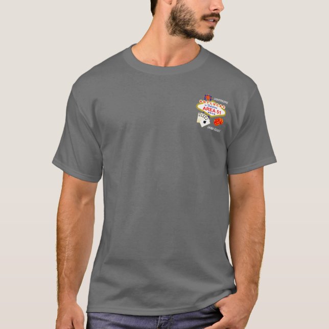 T-shirt MWGB - Secteur 51 - Obtenu chanceux ? (Devant)