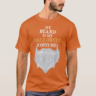 T-shirt My Beard Is My Halloween Costume Funny Beard Joke