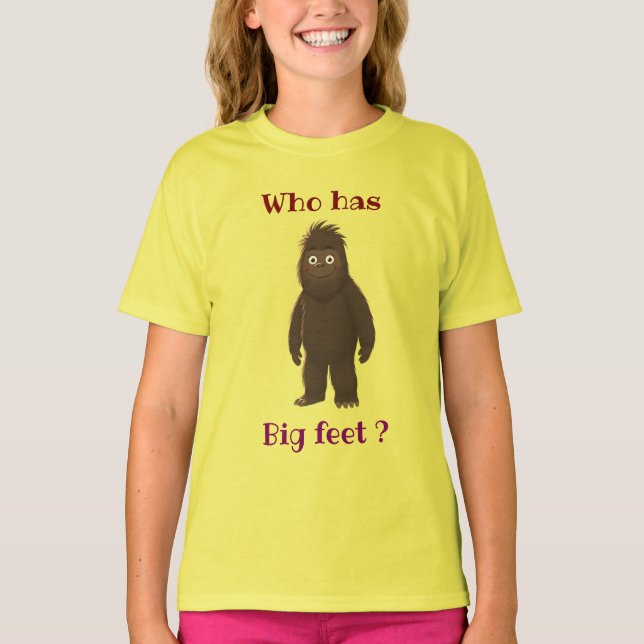 T-shirt My bigfoot (Devant)