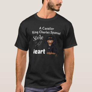 T-shirt My-Black Et Tan-Cavalier-King Charles Spaniel