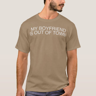 T-shirt My Boyfriend Outown Retro funny