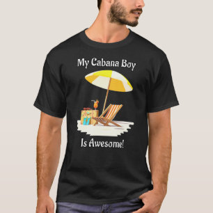 T-shirt My Cabana Boy Est Une Scène De Plage Magnifique Av